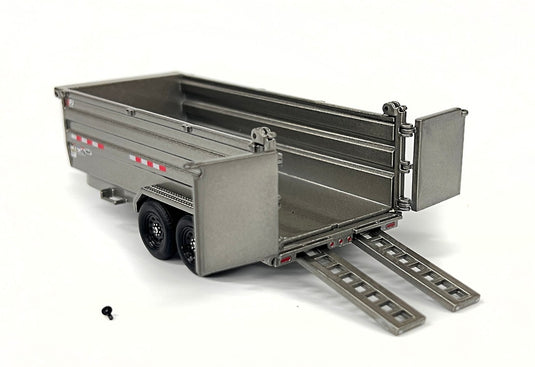 PJ Trailers ダンプトレーラー PJ Dump DM シルバー / Weiss Brothers 1/50 建設機械模型