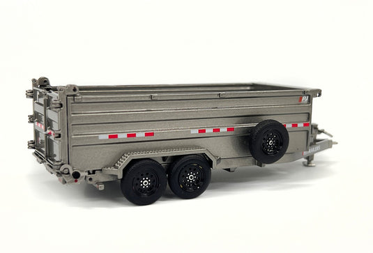 PJ Trailers ダンプトレーラー PJ Dump DM シルバー / Weiss Brothers 1/50 建設機械模型