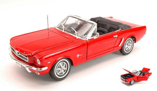 Fordフォード Mustangマスタング Cabrioカブリオ 1964 レッド / WELLY 1/18 ミニカー