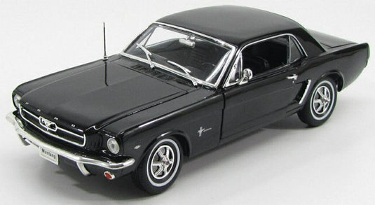 【予約】 Ford USAフォードUSA Mustangマスタング Hard-Topハードトップ 1964 ブラック / WELLY 1/18 ミニカー