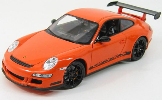 【予約】 Porscheポルシェ 911 997 GT3RS 2010 オレンジブラック / WELLY 1/18 ミニカー