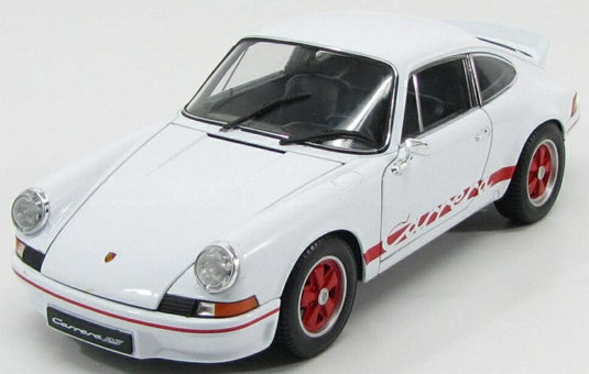 【予約】 Porscheポルシェ 911 Carreraカレラ RS 2.7 Coupeクーペ 1973 ホワイトレッド / WELLY 1/18 ミニカー