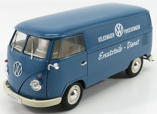 【予約】 VWフォルクスワーゲン T1 Vanバン Volkswagenフォルクスワーゲン Porschewagenポルシェワーゲン 1963 ライトブルー / WELLY 1/18 ミニカー