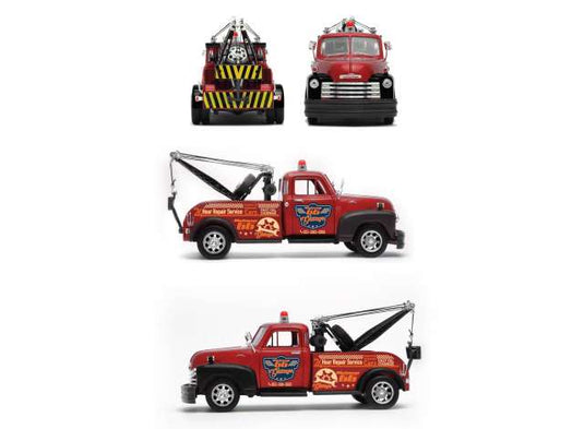 1953 シボレー レッカー車 レッド 1953 Chevrolet Tow Truck 働く車 / WELLY 1/24 ミニカー