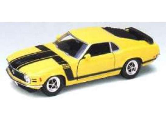 1970 フォード マスタング ボス 302 イエロー 1970 Ford Mustang / WELLY 1/24 ミニカー