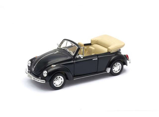 1960 フォルクスワーゲン ビートル カブリオ ブラック VW Beetle ミニカー / WELLY 1/24 ミニカー