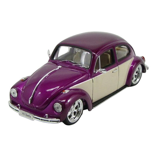 VWフォルクスワーゲン Beetleビートル 1959 ホットライダー カスタム パープル/アイボリー / WELLY 1/24 ミニカー
