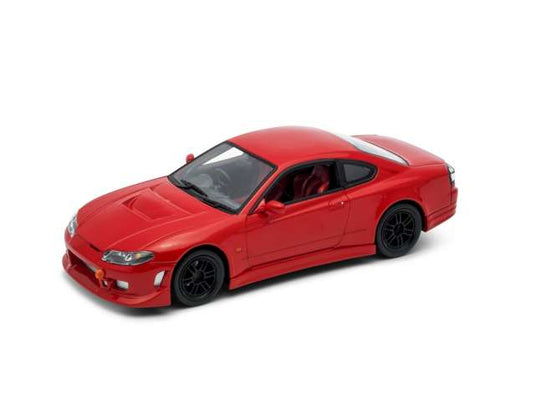 ニッサン シルビア S-15 レッド Nissan S-15 ミニカー シルビア S15 / WELLY 1/24 ミニカー