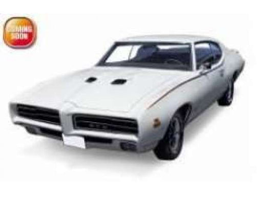 1969 ポンティアック GTO ホワイト 1969 Pontiac GTO ミニカー / WELLY 1/24 ミニカー