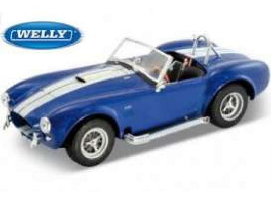 1965 シェルビー コブラ SC 427 ブルー/ホワイト Shelby Cobra 427 / WELLY 1/24 ミニカー