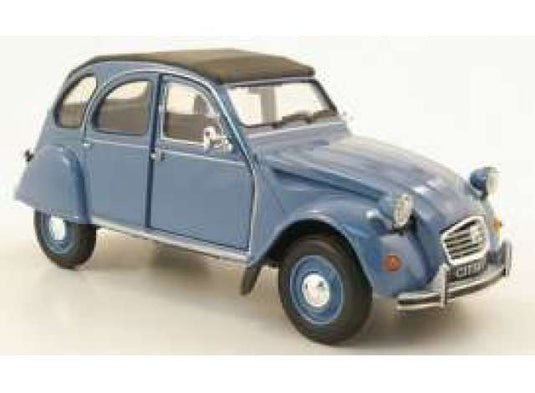 1982 シトロエン 2CV ブルー Citroen 2CV ミニカー 1982年仕様 / WELLY 1/24 ミニカー
