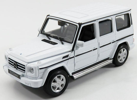 MERCEDES BENZメルセデスベンツ Gクラス G500 V8 2009 ホワイト / WELLY 1/24 ミニカー