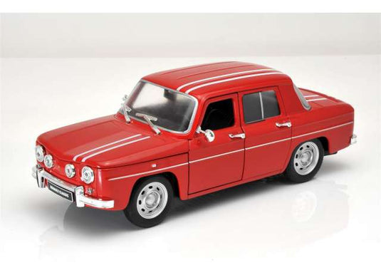 1964 ルノー 8 ゴルディーニ レッド/ホワイト Renault 8 Gordini / WELLY 1/24 ミニカー