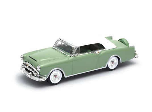 1953 パッカード カリビアン クローズド ソフトトップ グリーン ミニカー / WELLY 1/24 ミニカー