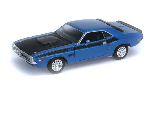 1970 ダッジ チャレンジャー T/A ブルー 1970 Dodge Challenger / WELLY 1/24 ミニカー