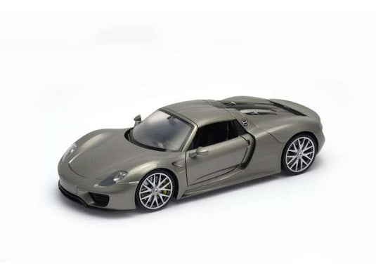 2015 ポルシェ 918 スパイダー ハードトップ シルバー Porsche 918 / WELLY 1/24 ミニカー