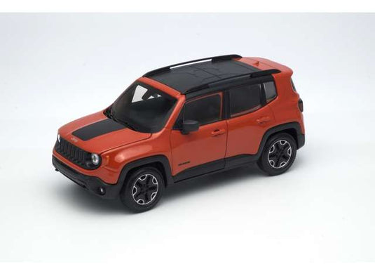 2017 ジープ レネゲード トレイルホーク オレンジ Jeep Renegade ミニカー / WELLY 1/24 ミニカー