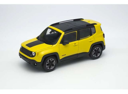 2017 ジープ レネゲード トレイルホーク イエロー Jeep Renegade ミニカー / WELLY 1/24 ミニカー