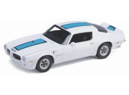 1972 ポンティアック ファイヤーバード トランスザム ホワイト/ブルーストライプ / WELLY 1/24 ミニカー