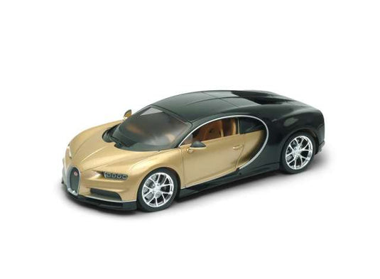 2017 ブガッティ シロン ゴールド/ブラック Bugatti Chiron ミニカー / WELLY 1/24 ミニカー