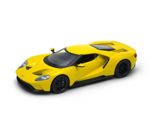 2017 フォード GT イエロー Ford GT ミニカー 2017年仕様 フォード / WELLY 1/24 ミニカー