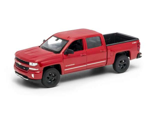 2017 シボレー シルバラード レッド Chevrolet Silverado ミニカー / WELLY 1/24 ミニカー