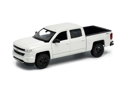 2017 シボレー シルバラード ホワイト Chevrolet Silverado ミニカー / WELLY 1/24 ミニカー