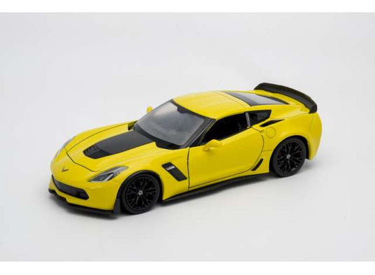 2017 シボレー コルベット Z06 イエロー Chevrolet Corvette Z06 / WELLY 1/24 ミニカー