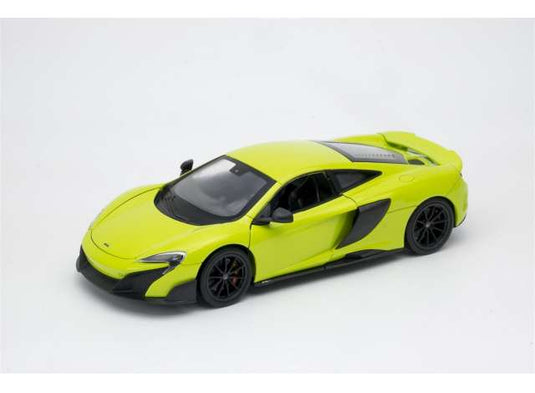 2017 マクラーレン 675LT ライトグリーン McLaren 675LT ミニカー / WELLY 1/24 ミニカー