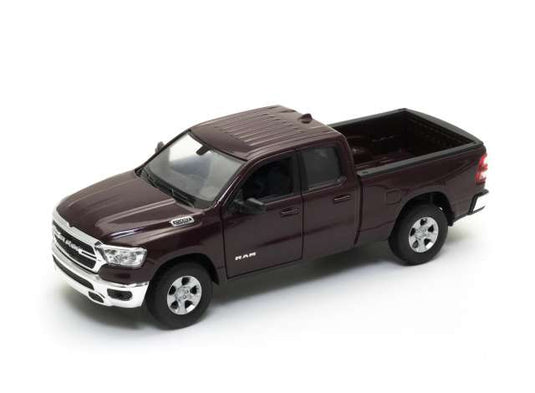 2019 ラム 1500 ダークレッドブラウン Ram 1500 ミニカー ラムトラック / WELLY 1/24 ミニカー