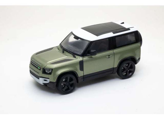 2020 ランドローバー ディフェンダー グリーン Land Rover 四駆 ミニカー / WELLY 1/24 ミニカー