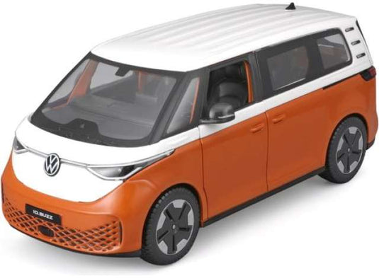フォルクスワーゲン ID Buzz オレンジ VW ID.Buzz ワーゲンバス ミニカー / WELLY 1/24 ミニカー