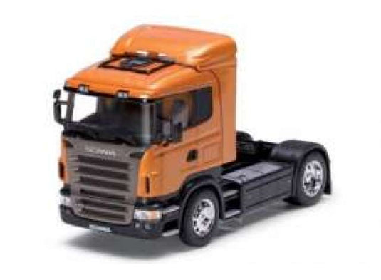 スカニア R470 オレンジ トラック 働く車 ミニカー 1/32 ミニチュア / WELLY 1/32 ミニカー