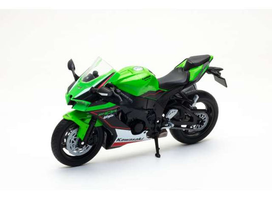 カワサキ ニンジャ ZX-10R グリーン/ブラック Kawasaki Ninja バイク / WELLY 1/12 ミニカー