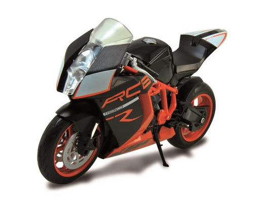 KTM 1190 RC8R ブラック/オレンジ 1/10 スケール バイク ミニカー / WELLY 1/10 ミニカー