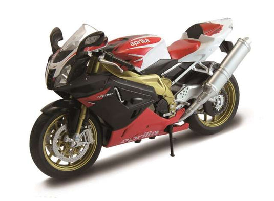 アプリリア RSV 1000R ファクトリー レッド/ブラック バイク ミニカー / WELLY 1/10 ミニカー