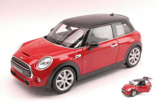Miniミニ Cooperクーパー 2015 レッド / WELLY 1/18 ミニカー