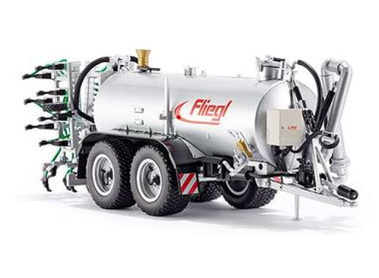 Fliegl VFW 18.000 Profiline/ Slurry cultivator GUG 6m, silver/red/Wiking 1/32ミニカー