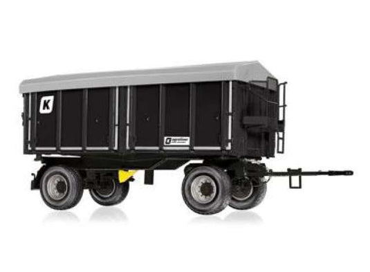 Kroger two-axle three-way tipping trailer HKD 302, black/Wiking 1/32ミニカー