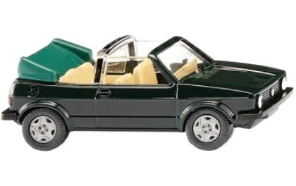 Volkswagen Golf 1 Cabrio ダークグリーン / Wiking 1/87 ミニカー 模型