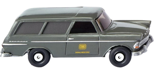 Zeitgenoessisches Dienstfahrzeug der DB Opel Rekord 60 Caravan / Wiking 1/87 ミニカー 模型