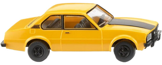Opelオペル Ascona B signal yellow ミニカー /Wiking 1/87