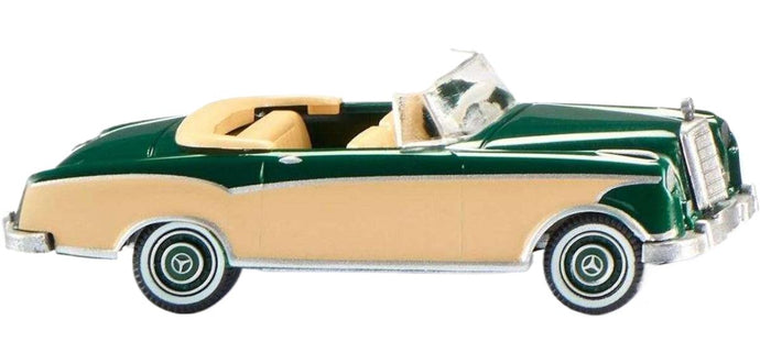 Mercedes Benz 220 S クーペ モスグリーン / Wiking 1/87 建設機械模型 工事車両