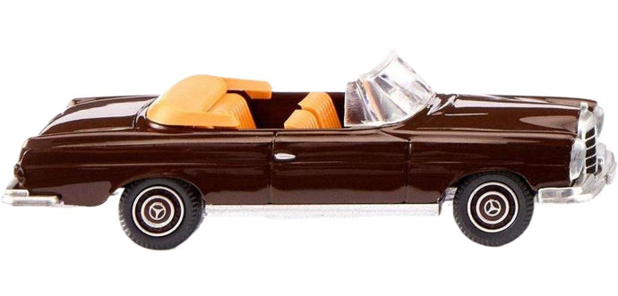 Mercedes Benz 280 SE カブリオ チョコレートブラウン / Wiking 1/87 建設機械模型 工事車両