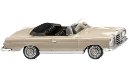 Mercedes Benz 280 SE Cabrio ベージュ / Wiking 1/87 ミニカー