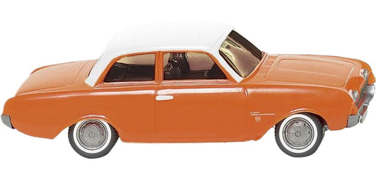 Fordフォード 17M オレンジ/ホワイト 旧車 模型 ダイキャスト モデル / Wiking 1/87 ミニカー 模型