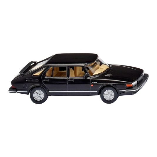 サーブ 900 ターボ ブラック 乗用車 / Wiking 1/87 ミニカー