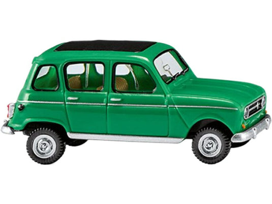 Renaultルノー R4 フォールディングルーフ グリーン 旧車 模型 モデル / Wiking 1/87 ミニカー 模型