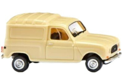Renaultルノー R4 ボックスバン アイボリー 商用車 模型 ダイキャスト モデル / Wiking 1/87 ミニカー 模型
