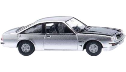 Opel Manta B GT/E シルバー / Wiking 1/87 建設機械模型 工事車両